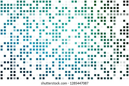 Light Blue, Green vector seamless texture in rectangular style. Illustration with set of colorful rectangles. Trendy design for wallpaper, fabric makers.