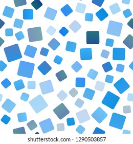 Light Blue, Green vector seamless cover in polygonal style. Decorative design in abstract style with rectangles. Smart design for your business advert.