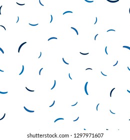 Light Blue, Green vector seamless layout with wry lines. Colorful illustration in abstract style with gradient. Colorful wave pattern for your design.