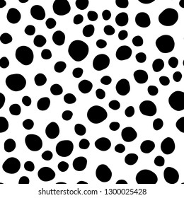 Light Blue, Green vector seamless pattern with spheres. Glitter abstract illustration with blurred drops of rain. Pattern for design of fabric, wallpapers.