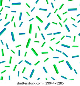 Light Blue, Green vector seamless, isometric background with straight lines. Blurred decorative design in simple style with lines. Pattern for design of fabric, wallpapers.