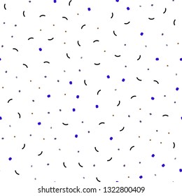 Light Blue, Green vector seamless layout with circles, lines. Colorful illustration with circles and lines in futuristic style. Pattern for design of fabric, wallpapers.