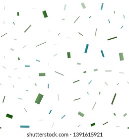 Light Blue, Green vector seamless background with rectangles. Decorative design in abstract style with rectangles. Modern template for your landing page.