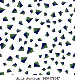 Light Blue, Green vector seamless, isometric backdrop with lines, triangles. Abstract gradient illustration with triangles. Pattern for trendy fabric, wallpapers.