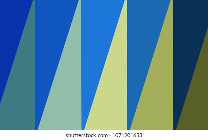 Light Blue, Green vector shining triangular cover. A sample with polygonal shapes. The template for cell phone's backgrounds.
