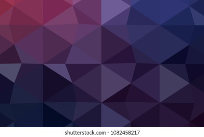 Light Blue, Green vector shining triangular cover. Colorful abstract illustration with gradient. The template for cell phone's backgrounds.