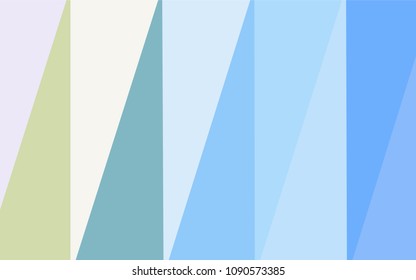 Light Blue, Green vector shining triangular layout. Colorful illustration in polygonal style with gradient. The polygonal design can be used for your web site.