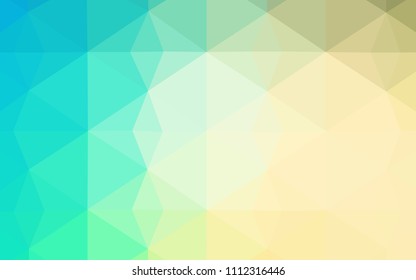 Light Blue, Green vector shining triangular layout. Modern abstract illustration with triangles. Textured pattern can be used as a background.