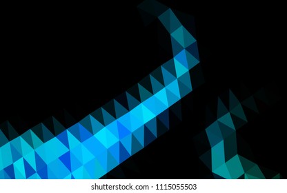 Light Blue, Green vector shining hexagonal pattern. Colorful illustration in abstract style with gradient. Brand new design for your business.