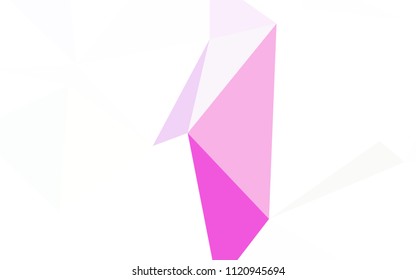Light Blue, Green vector shining triangular cover. Colorful illustration in abstract style with triangles. Pattern for a brand book's backdrop.