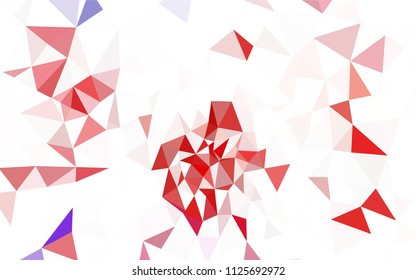Light Blue, Green vector shining triangular layout. Colorful illustration in polygonal style with gradient. Textured pattern for your backgrounds.