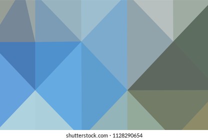 Light Blue, Green vector shining triangular layout. Shining colored illustration in a new style. That pattern can be used as a part of a brand book.
