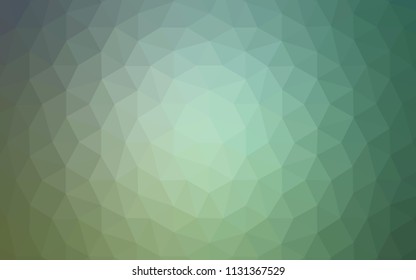 Light Blue, Green vector shining triangular cover. A completely new color illustration in a polygonal style. Polygonal design for your web site.
