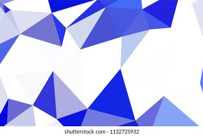 Light Blue, Green vector shining triangular backdrop. Modern abstract illustration with triangles. A new texture for your web site.