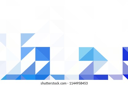 Light Blue, Green vector shining triangular backdrop. A sample with polygonal shapes. Brand new style for your business design.