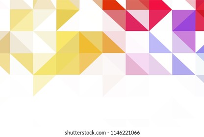 Light Blue, Green vector shining triangular cover. Creative geometric illustration in Origami style with gradient. Brand new style for your business design.