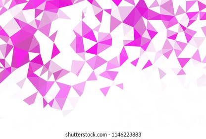 Light Blue, Green vector shining triangular cover. Polygonal abstract illustration with gradient. A new texture for your web site.