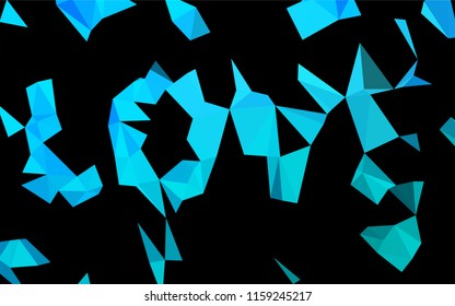 Light Blue, Green vector shining hexagonal background. Colorful illustration in abstract style with gradient. Brand new style for your business design.