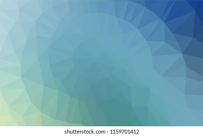 Light Blue, Green vector shining hexagonal background. Colorful abstract illustration with gradient. Brand new design for your business.