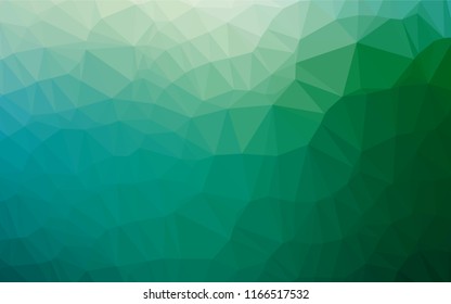 Light Blue, Green vector shining hexagonal background. Glitter abstract illustration with an elegant design. A completely new design for your business.