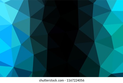 Light Blue, Green vector shining hexagonal template. Shining colored illustration in a Brand new style. A completely new design for your business.
