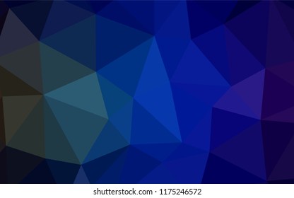 Light Blue, Green vector shining triangular backdrop. Colorful illustration in abstract style with triangles. Polygonal design for your web site.