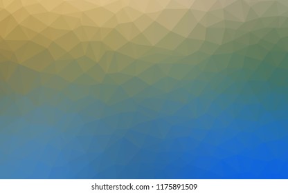 Light Blue, Green vector shining triangular backdrop. A completely new color illustration in a polygonal style. Template for cell phone's backgrounds.