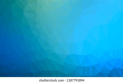 Light Blue, Green vector shining hexagonal template. Colorful illustration in abstract style with gradient. The polygonal design can be used for your web site.