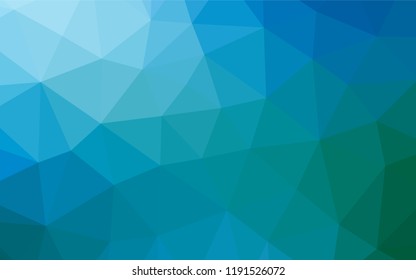 Light Blue, Green vector shining hexagonal template. Shining colored illustration in a Brand new style. A completely new design for your business.