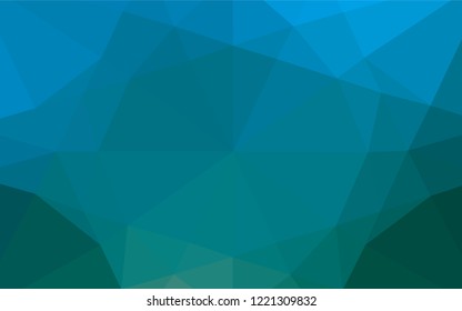 Light Blue, Green vector shining hexagonal template. Glitter abstract illustration with an elegant design. Brand new design for your business.