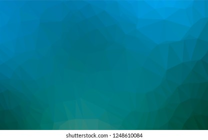Light Blue, Green vector shining hexagonal background. Brand new colored illustration in blurry style with gradient. The textured pattern can be used for background.