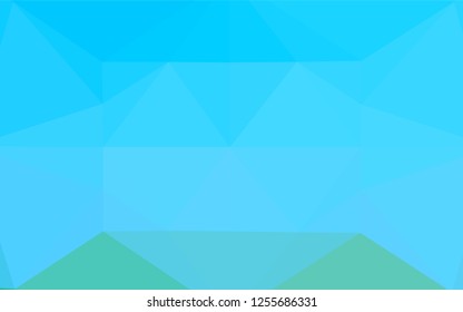 Light Blue, Green vector shining hexagonal pattern. An elegant bright illustration with gradient. The textured pattern can be used for background.