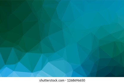 Light Blue, Green vector shining hexagonal template. Shining colored illustration in a Brand new style. The elegant pattern can be used as part of a brand book.
