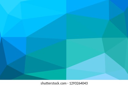 Light Blue, Green vector shining triangular template. Colorful abstract illustration with gradient. Elegant pattern for a brand book.