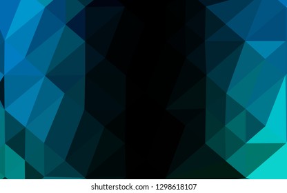 Light Blue, Green vector shining triangular background. Brand new colorful illustration in with gradient. Completely new template for your business design.