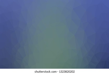 Light Blue, Green vector shining triangular background. A completely new color illustration in a vague style. Brand new style for your business design.