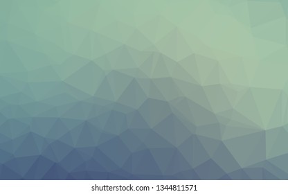 Light Blue, Green vector shining triangular background. Brand new colorful illustration in with gradient. The best triangular design for your business.