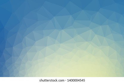 Light Blue, Green vector shining triangular template. Glitter abstract illustration with an elegant design. Brand new design for your business.