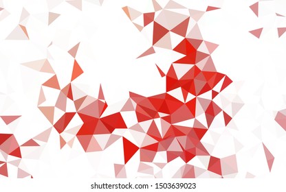 Light Blue, Green vector shining triangular layout. Creative geometric illustration in Origami style with gradient. Triangular pattern for your design.