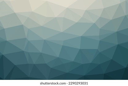 Clara azul, Verde vectorial brillante plantilla triangular. Ilustración de colores brillantes en un estilo nuevo. Patrón triangular para el diseño de su negocio.