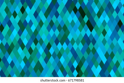 Light Blue, Green vector shining triangular template. Geometric illustration in Origami style with gradient.  The elegant pattern can be used as part of a brand book.