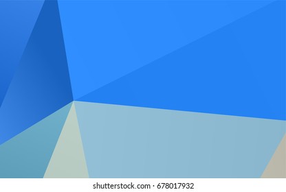 Light Blue, Green vector shining triangular template. Colorful abstract illustration with gradient. Brand-new design for your business.