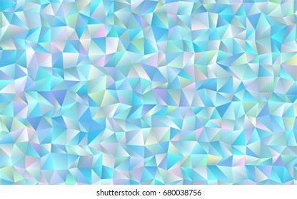 Light Blue, Green vector shining triangular template. Shining illustration, which consist of triangles. The polygonal design can be used for your web site.