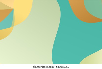 Light Blue, Green vector shining cranked template. A vague circumflex abstract illustration with gradient. A new texture for your design.