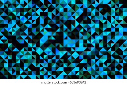 Light Blue, Green vector shining triangular pattern. A sample with polygonal shapes. Triangular pattern for your business design.