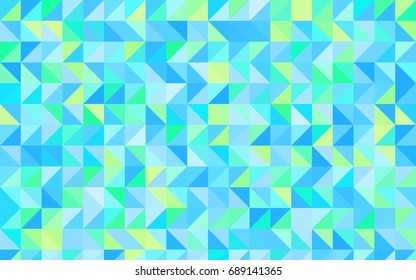 Light Blue, Green vector shining triangular pattern. An elegant bright illustration with gradient. Brand-new design for your business.