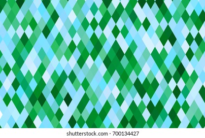 Light Blue, Green vector shining triangular pattern. An elegant bright illustration with gradient. Brand-new style for your business design.