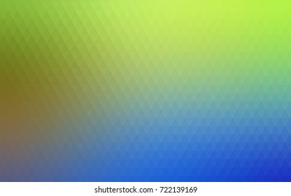 Light Blue, Green vector shining triangular template. Creative illustration in halftone style with gradient. The elegant pattern can be used as part of a brand book.