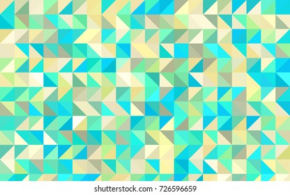 Light Blue, Green vector shining triangular background. A completely new color illustration in a vague style. The textured pattern can be used for background.