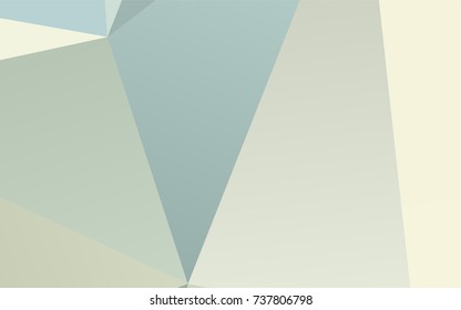Light Blue, Green vector shining triangular pattern. Creative illustration in halftone style with gradient. The completely new template can be used for your brand book.